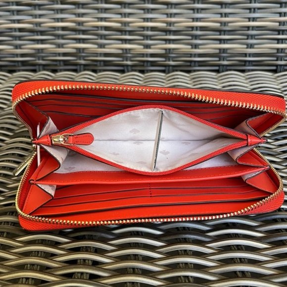 Kate Spade Staci Large Continental Wallet Gazpacho - Picture 8 of 15